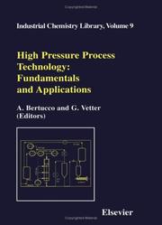 High pressure process technology by A. Bertucco, Gerhard Vetter