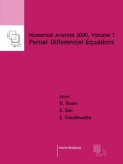 Cover of: Numerical Analysis 2000  by 