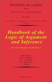 Cover of: Handbook of the Logic of Argument and Inference (Studies in Logic and Practical Reasoning)