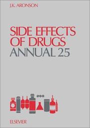 Cover of: Side Effects of Drugs Annual 25 (Side Effects of Drugs Annual) by Jeffrey K. Aronson