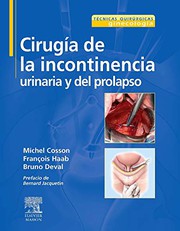 Cover of: Cirugía de la incontinencia urinaria y del prolapso