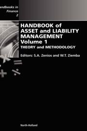 Cover of: Handbook of Asset and Liability Management
