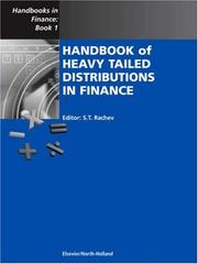 Cover of: Handbook of heavy tailed distributions in finance