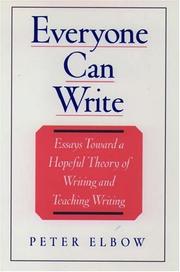 Cover of: Everyone Can Write by Peter Elbow