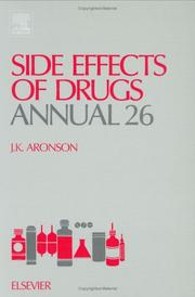 Cover of: Side Effects of Drugs Annual 26, Volume 26: A world-wide yearly survey of new data and trends in adverse drug reactions (Side Effects of Drugs Annual)