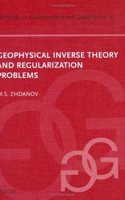 Cover of: Geophysical Inverse Theory and Regularization Problems (Methods in Geochemistry and Geophysics) by Michael S. Zhdanov