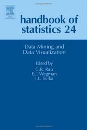 Cover of: Handbook of Statistics, Volume 24 by C.R. Rao, E. J. Wegman, J. L. Solka