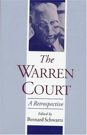 Cover of: The Warren Court: A Retrospective