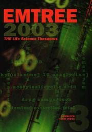 Cover of: EMTREE 2003 (Emtree Thesaurus)