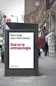 Cover of: Qué es la antropología