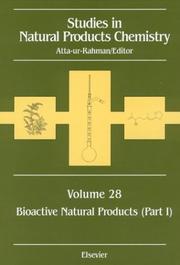 Cover of: Studies in natural products chemistry by edited by Atta-ur-Rahman.