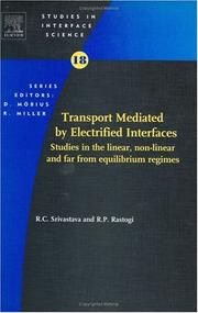 Cover of: Transport Mediated by Electrified Interfaces, Volume 18 by 
