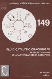 Cover of: Fluid Catalytic Cracking VI by Mario L. Occelli