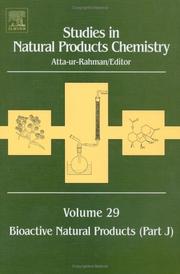 Cover of: Studies in Natural Products Chemistry, Volume 29: Bioactive Natural Products (Part J) (Studies in Natural Product Chemistry Series)