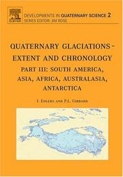 Cover of: Quaternary Glaciations - Extent and Chronology, Volume 2: Part III: South America, Asia, Africa, Australia, Antarctica (Developments in Quaternary Sciences)