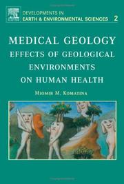 Cover of: Medical geology by Miomir M. Komatina