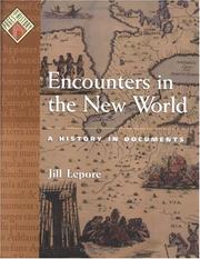 Cover of: Encounters in the New World by [edited by] Jill Lepore.