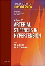 Cover of: Arterial Stiffness in Hypertension: Handbook of Hypertension Series (Handbook of Hypertension)