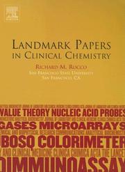 Cover of: Landmark Papers in Clinical Chemistry by Richard M. Rocco