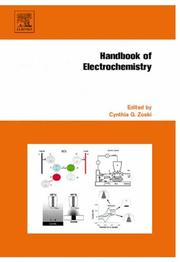 Cover of: Handbook of Electrochemistry by Cynthia G. Zoski