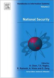 Cover of: National Security, Volume 2 (Handbooks in Information Systems) (Handbooks in Information Systems)