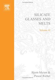 Cover of: Silicate glasses and melts | B. O. Mysen