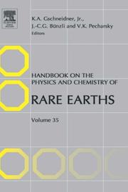 Cover of: Handbook on the Physics and Chemistry of Rare Earths, Volume 35 (Handbook on the Physics and Chemistry of Rare Earths) by 