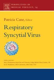 Cover of: Respiratory Syncytial Virus, Volume 14 (Perspectives in Medical Virology) by Patricia Cane