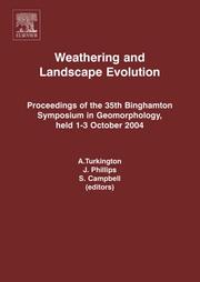 Cover of: Weathering and Landscape Evolution by 