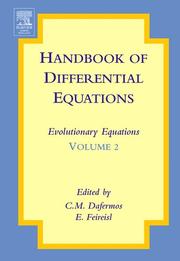 Cover of: Handbook of Differential Equations by 