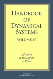 Cover of: Handbook of Dynamical Systems, Volume 1B by 