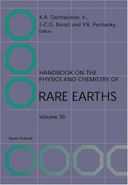 Cover of: Handbook on the Physics and Chemistry of Rare Earths, Volume 36 (Handbook on the Physics and Chemistry of Rare Earths) by 