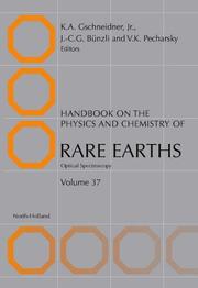 Handbook on the physics and chemistry of rare earths by Gschneidner, K. A., Jr., V. K. Pecharsky, J. -C. G. Bünzli