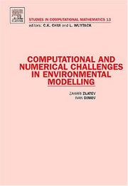 Cover of: Computational and Numerical Challenges in Environmental Modelling, Volume 13 (Studies in Computational Mathematics)