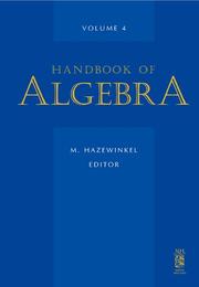 Cover of: Handbook of Algebra, Volume 4