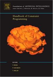 Cover of: Handbook of Constraint Programming (Foundations of Artificial Intelligence)