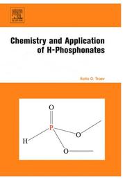 Cover of: Chemistry and Application of H-Phosphonates | Kolio Dimov Troev