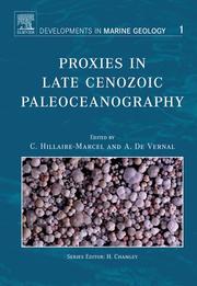 Proxies in late Cenozic paleoceanography