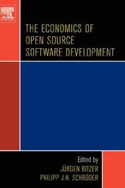 Cover of: The Economics of Open Source Software Development by 