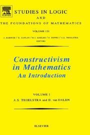 Cover of: Constructivism in mathematics: an introduction