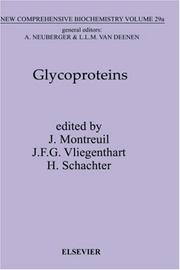 Cover of: Glycoproteins I (New Comprehensive Biochemistry)