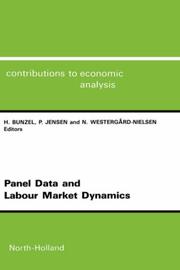 Cover of: Panel data and labour market dynamics