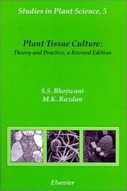 Cover of: Plant tissue culture by S. S. Bhojwani