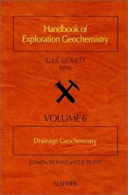 Cover of: Drainage geochemistry