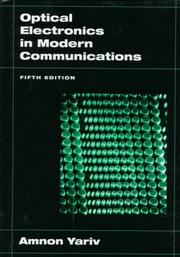 Cover of: Optical electronics in modern communications