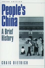 Cover of: People's China by Craig Dietrich