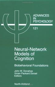 Cover of: Neural-network models of cognition by edited by John W. Donahoe and Vivian Packard Dorsel.