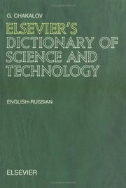 Cover of: Elsevier's dictionary of science and technology, English-Russian
