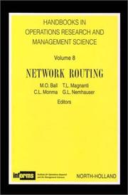 Cover of: Network routing | 