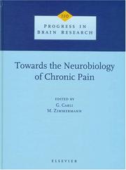 Cover of: Towards the neurobiology of chronic pain